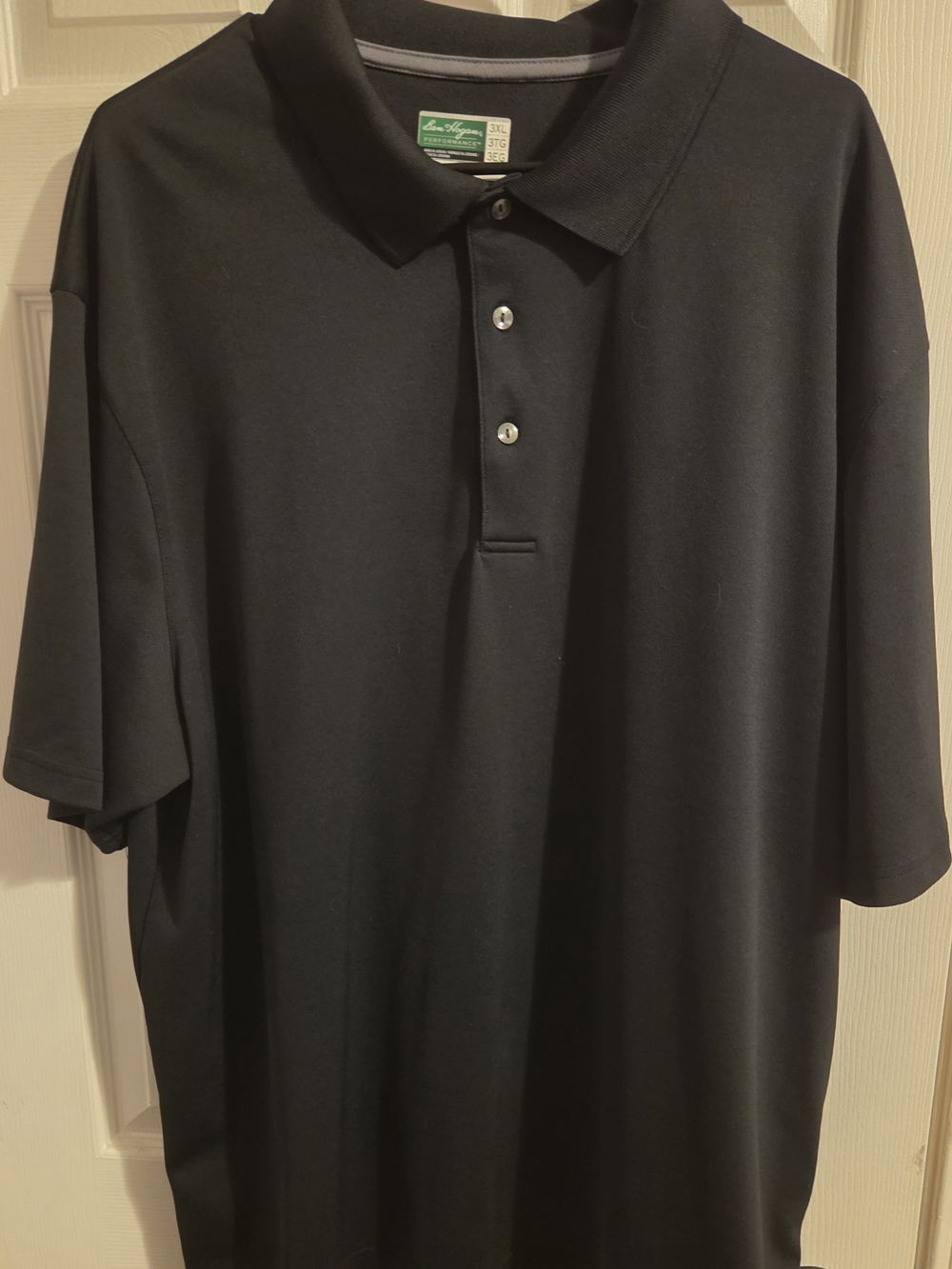 3XL Men's Black Polo Shirt
